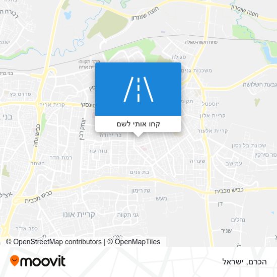 מפת הכרם