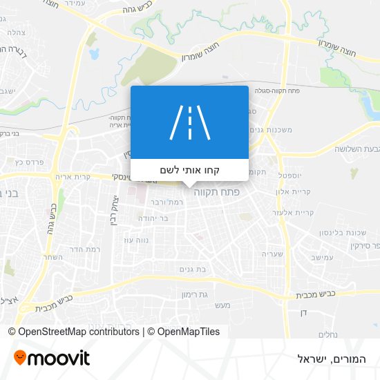 מפת המורים