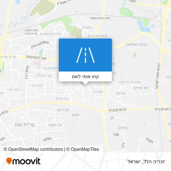 מפת זכריה הלל