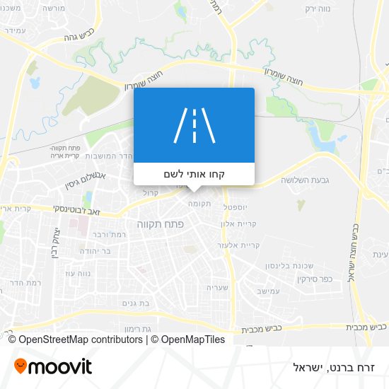 מפת זרח ברנט