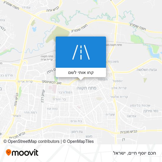 מפת חכם יוסף חיים