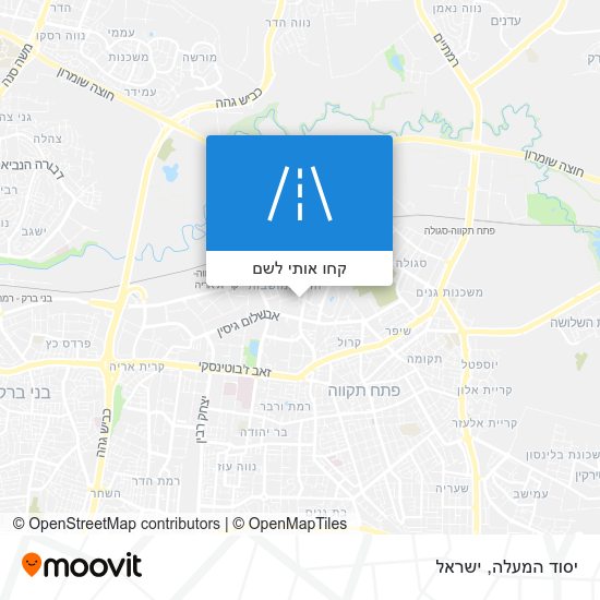 מפת יסוד המעלה