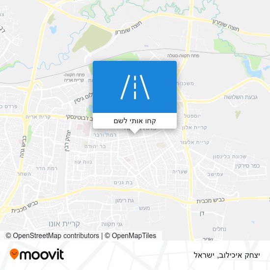 מפת יצחק איכילוב