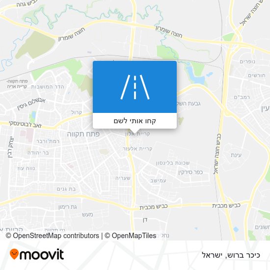 מפת כיכר ברוש