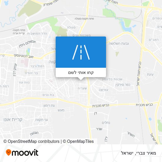 מפת מאיר צברי