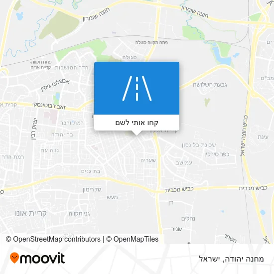מפת מחנה יהודה
