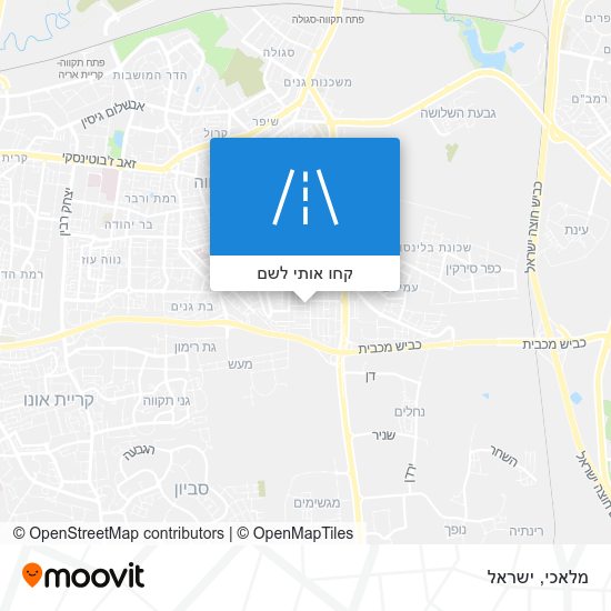 מפת מלאכי