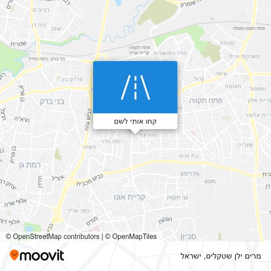 מפת מרים ילן שטקליס