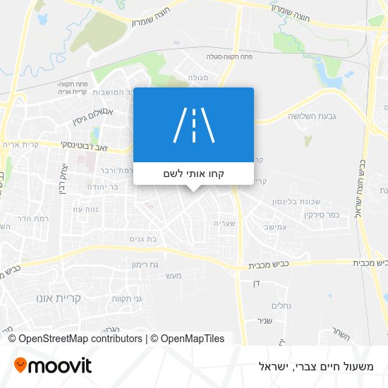 מפת משעול חיים צברי