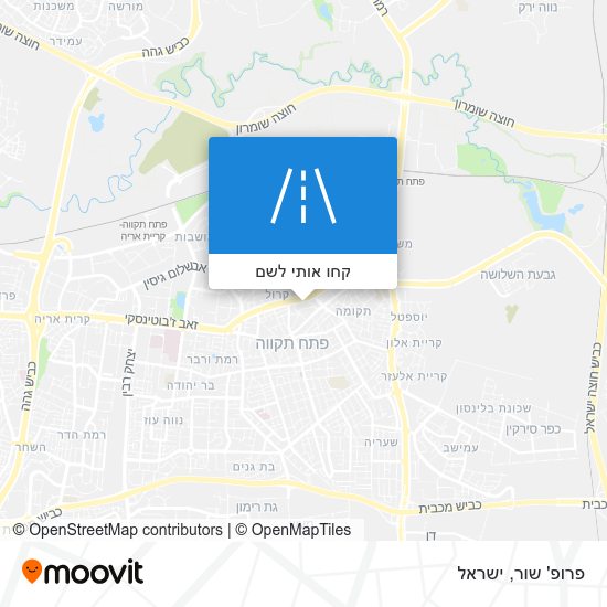 מפת פרופ' שור
