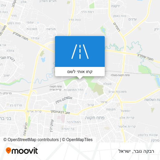 מפת רבקה גובר