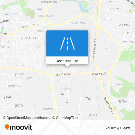 מפת שבט דן