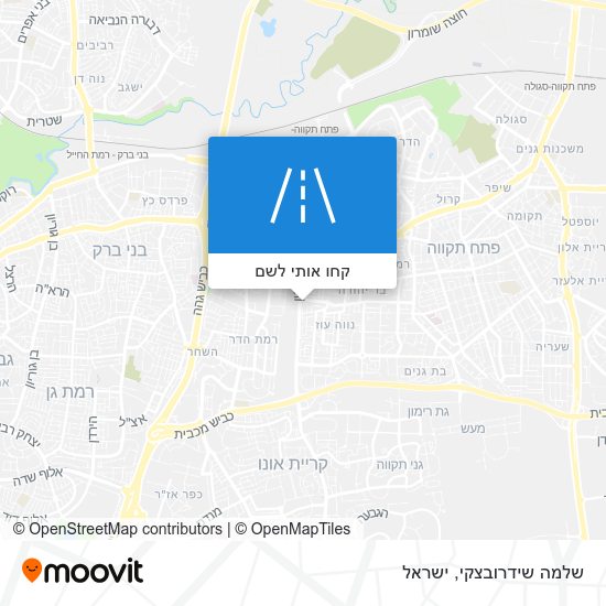 מפת שלמה שידרובצקי