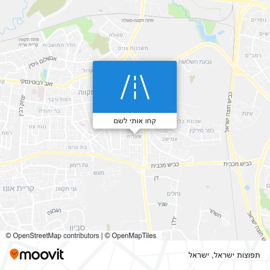 מפת תפוצות ישראל