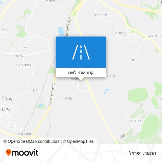 מפת התמר