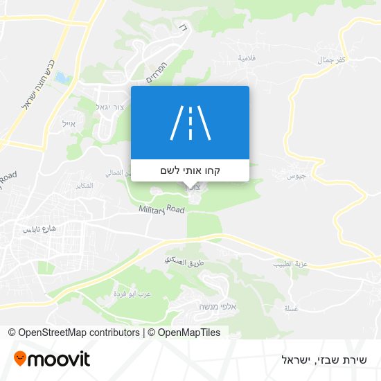 מפת שירת שבזי