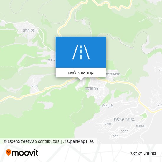 מפת מרווה
