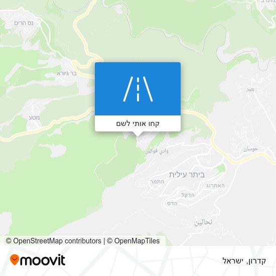 מפת קדרון