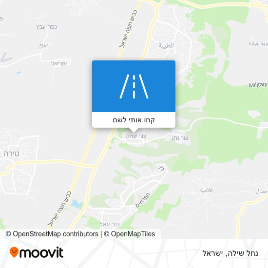 מפת נחל שילה