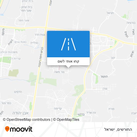 מפת החורשים