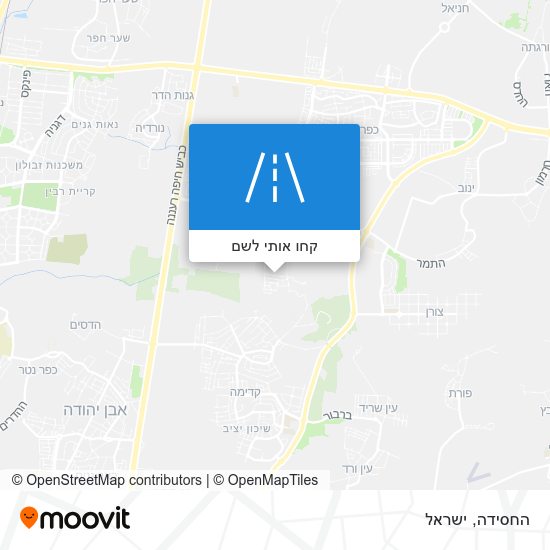מפת החסידה