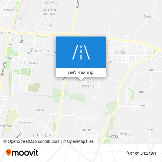 מפת הערבה