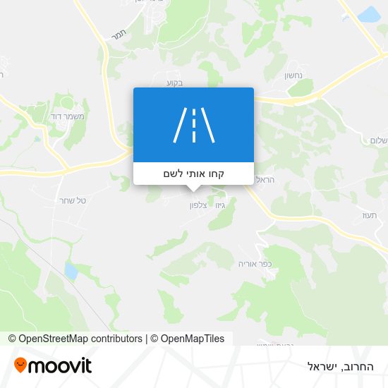 מפת החרוב