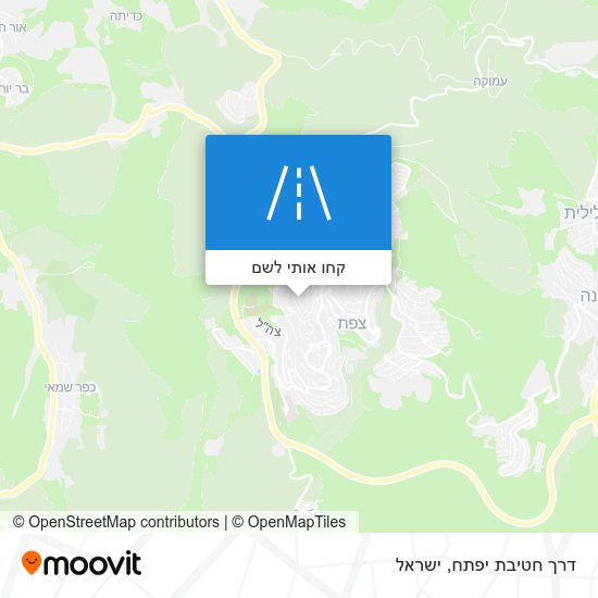 מפת דרך חטיבת יפתח