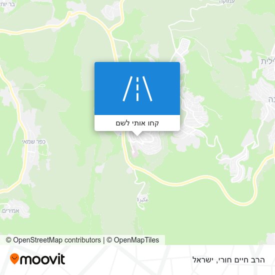מפת הרב חיים חורי