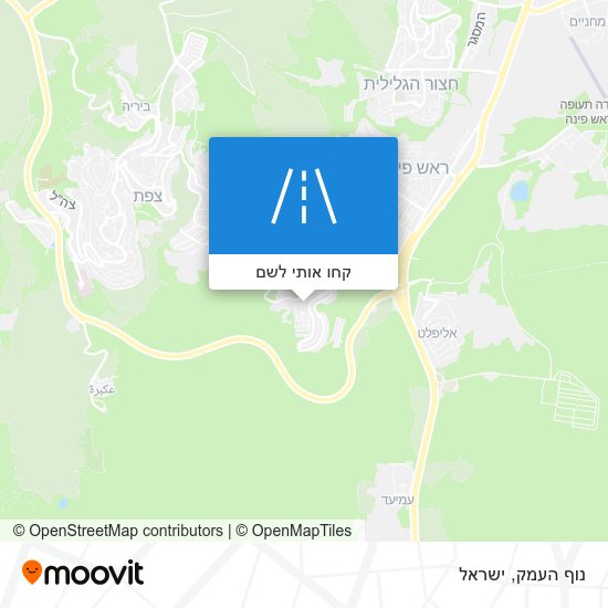 מפת נוף העמק