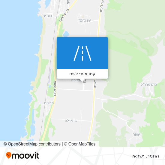 מפת התמר