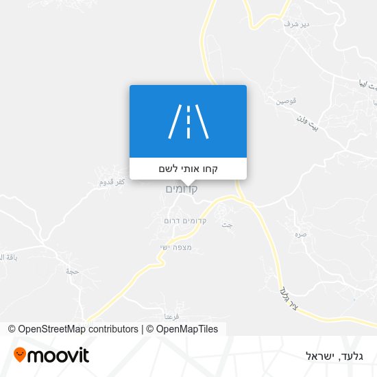מפת גלעד