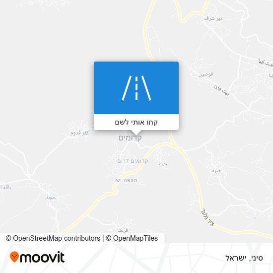מפת סיני