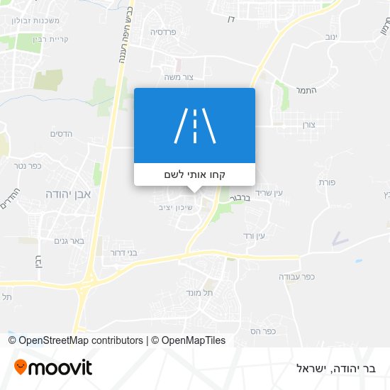 מפת בר יהודה