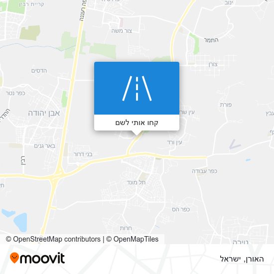 מפת האורן
