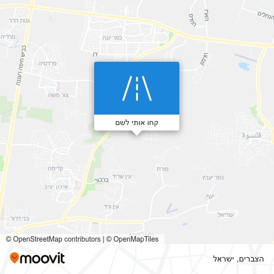 מפת הצברים