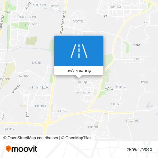 מפת סנפיר