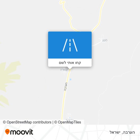 מפת הערבה