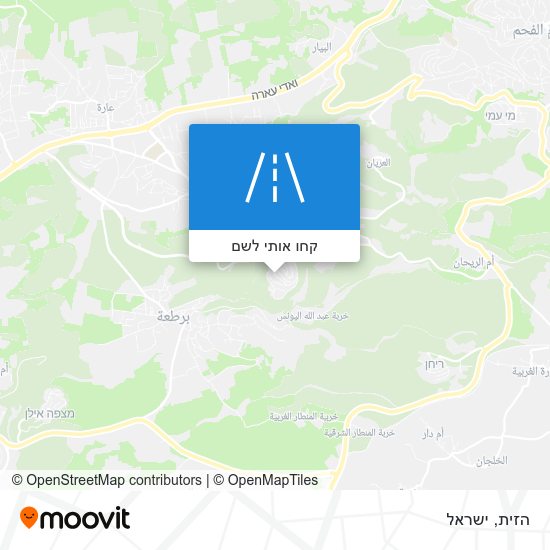 מפת הזית