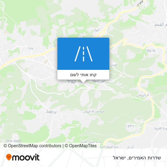 מפת שדרות האמירים