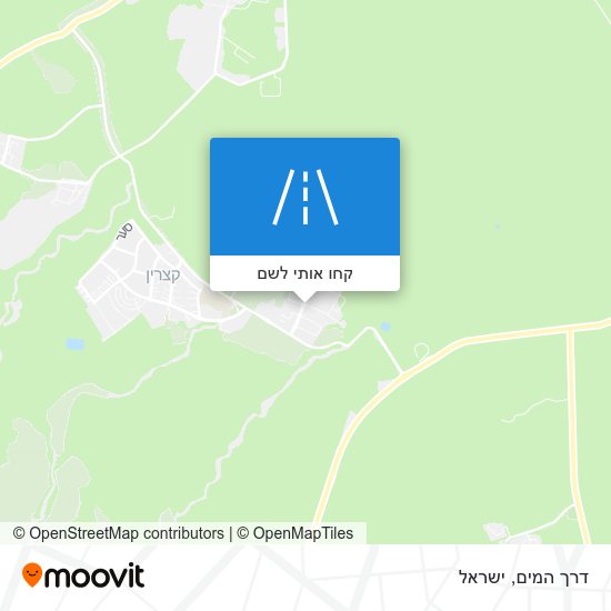 מפת דרך המים