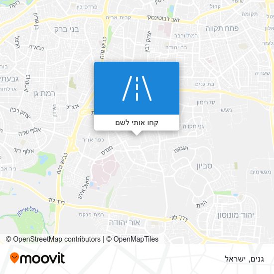 מפת גנים