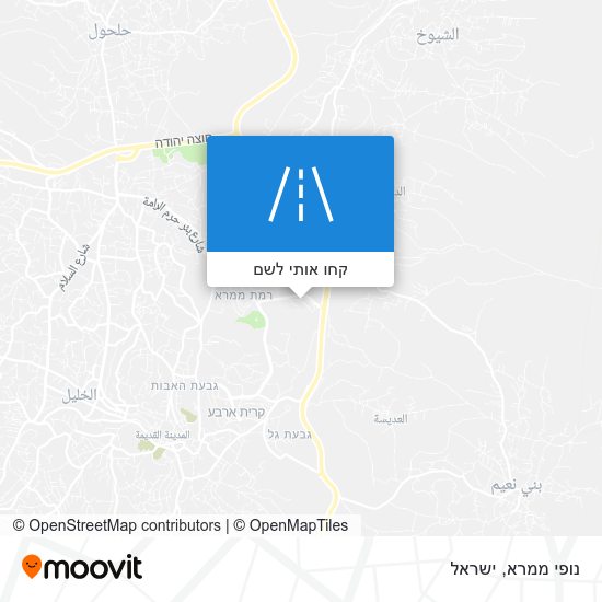 מפת נופי ממרא