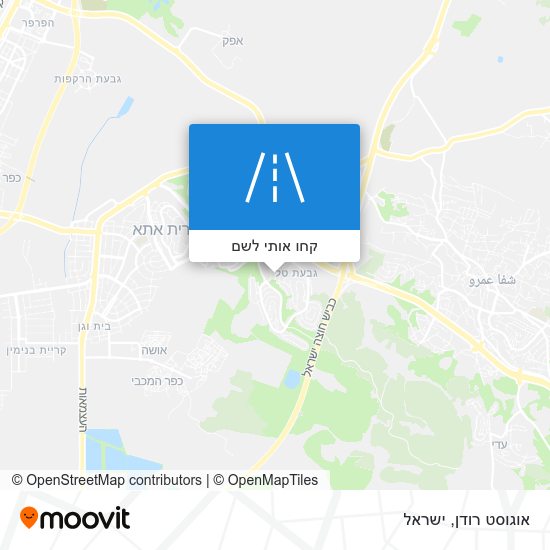 מפת אוגוסט רודן