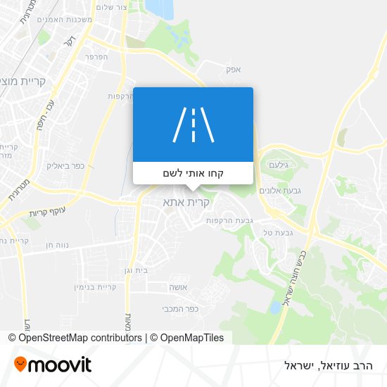 מפת הרב עוזיאל