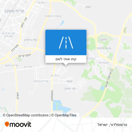 מפת טרומפלדור