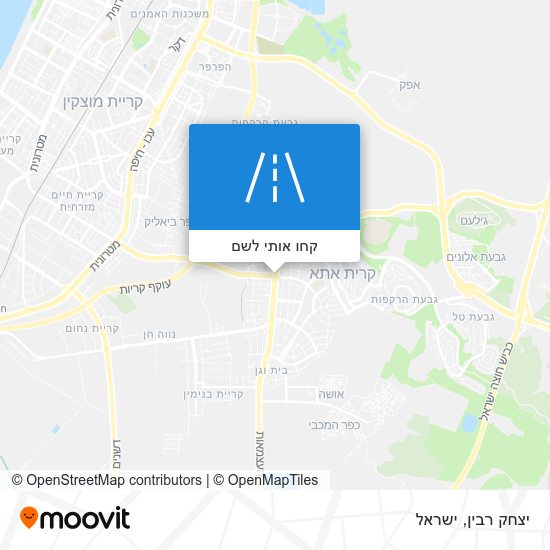 מפת יצחק רבין