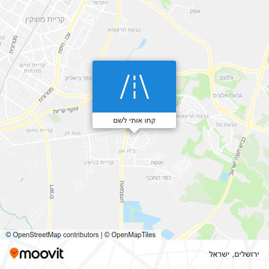 מפת ירושלים