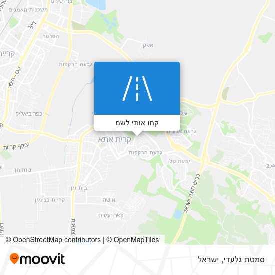 מפת סמטת גלעדי