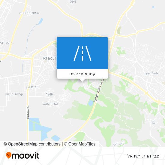 מפת צבי הרר